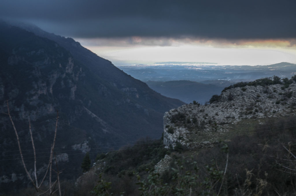 trasa do Cipieres - widok panoramiczny